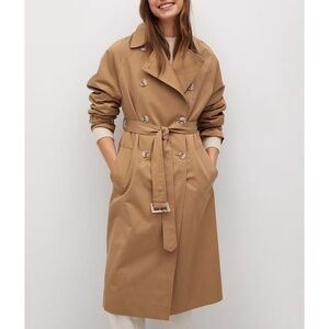 Mango Tan Trench Coat